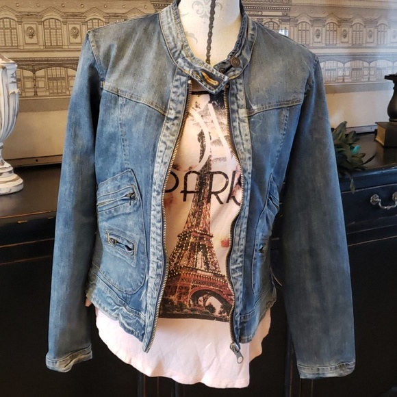 Dollhouse Jackets & Blazers - 🍃🌺 Dollhouse Jean jacket and Paris blouse